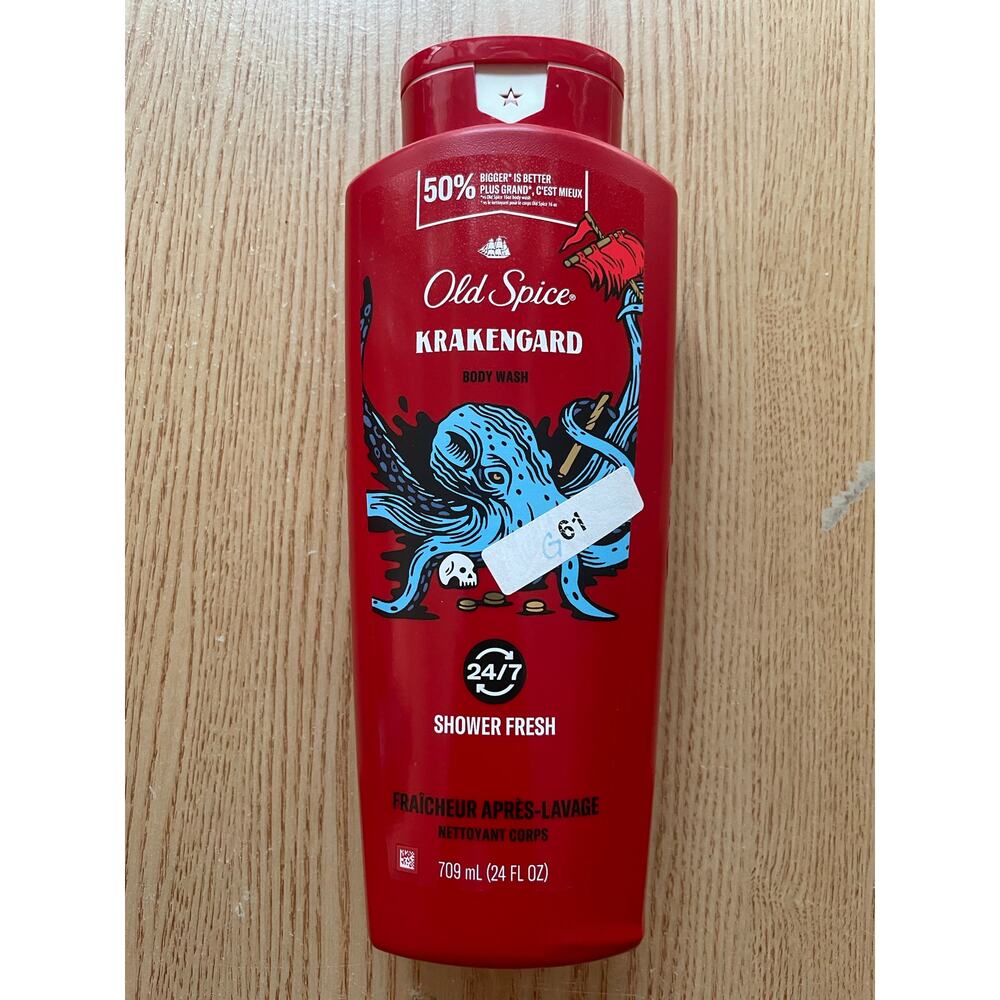 New Mens Old Spice Krakengard Body Wash Shower 🧼 Fresh size 24oz
